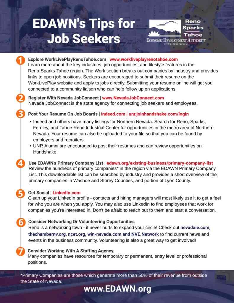 Tips for Job Seekers Print Out