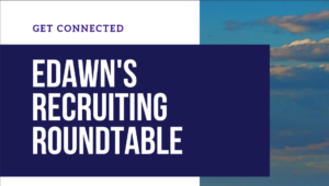 Featured image showing a flyer for EDAWN's Recruiting Roundtable Series