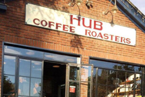 Inline image showing the Hub Coffee Roasters exterior building in Reno, Nevada